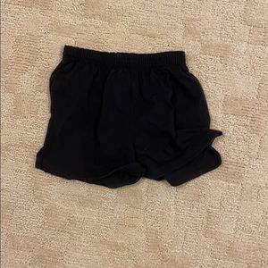 Black Basic Shorts
